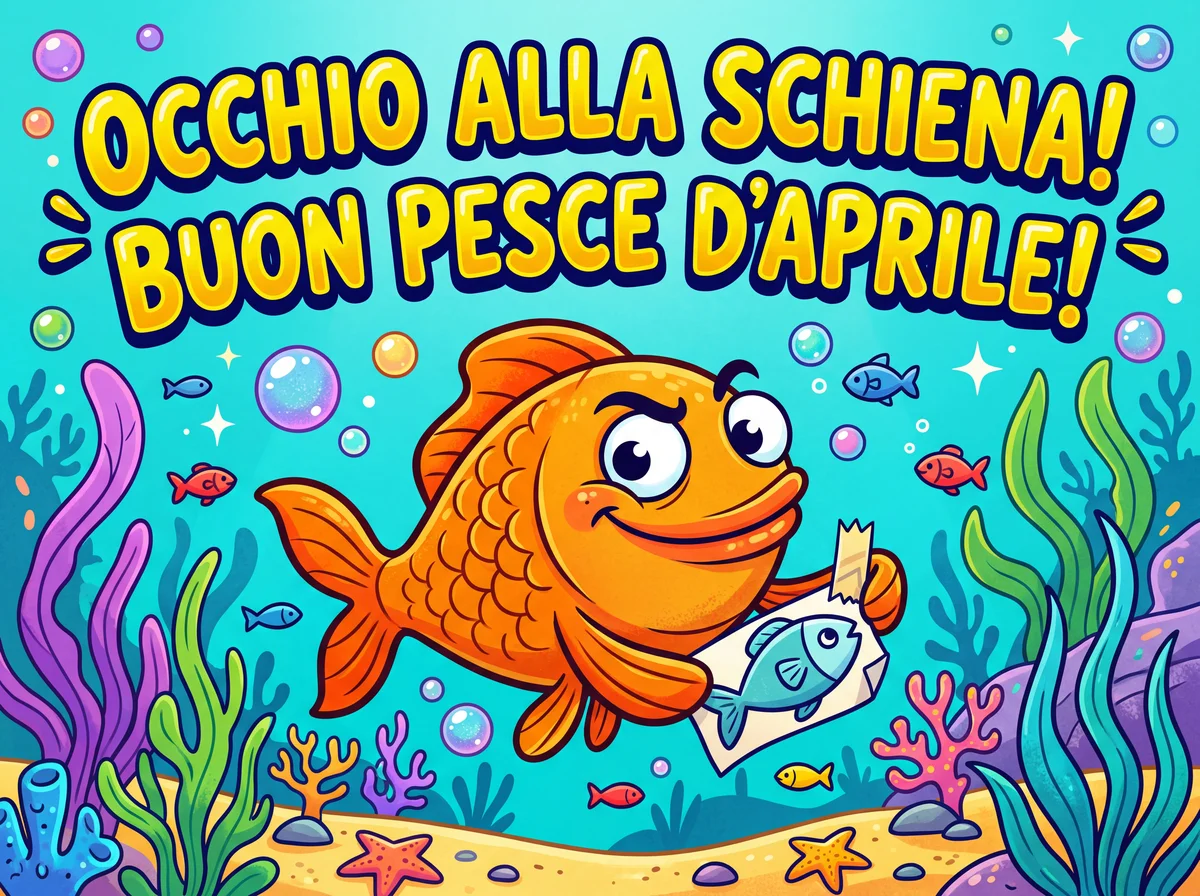 Auguri scherzosi per il Pesce d'Aprile