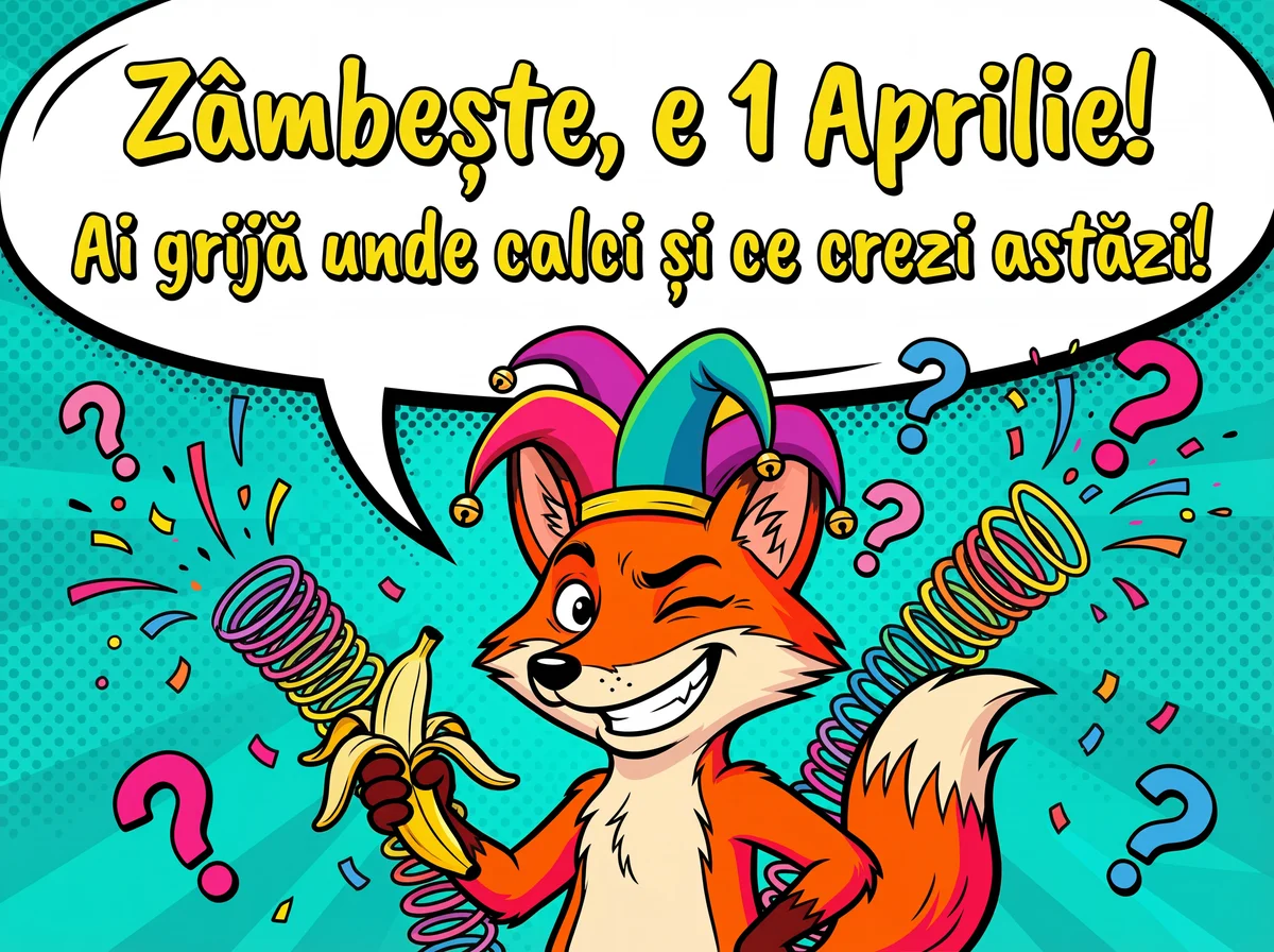 Urări amuzante pentru Ziua Păcălelii