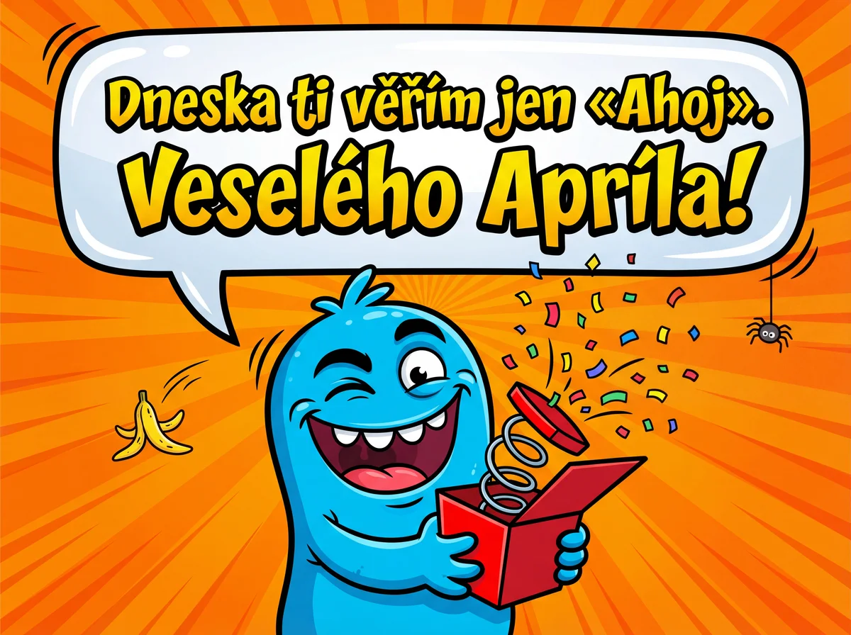 Vtipné přání k aprílu pro kamaráda