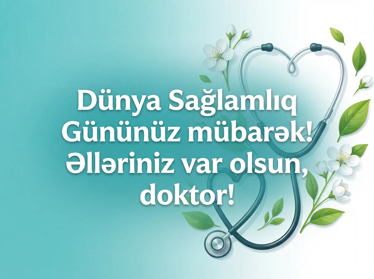 Həkimə Ümumdünya Sağlamlıq Günü təbriki