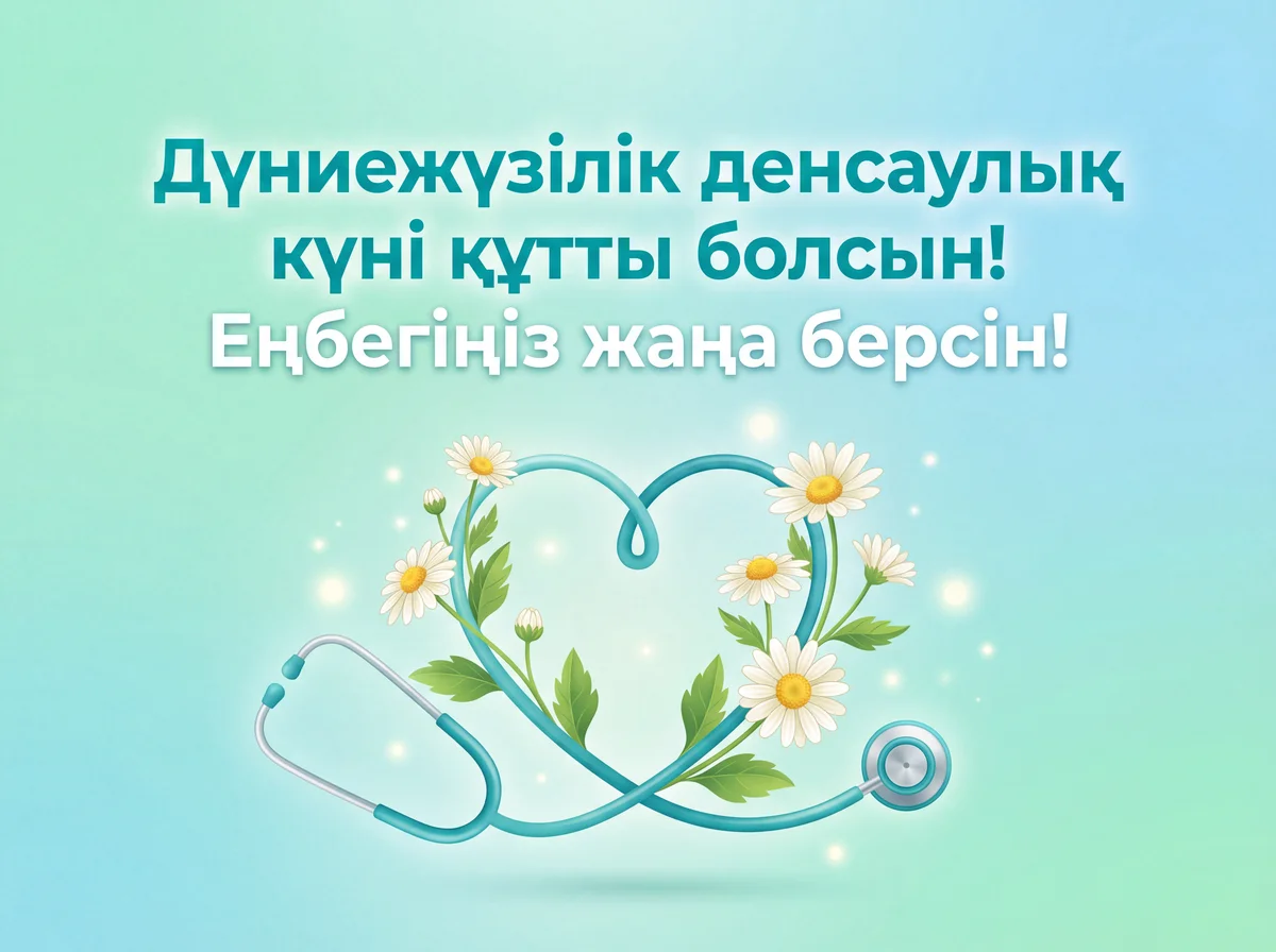 Дәрігерді Дүниежүзілік денсаулық күнімен құттықтау