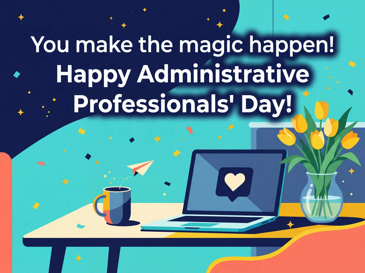 Administrative Professionals' Day card message