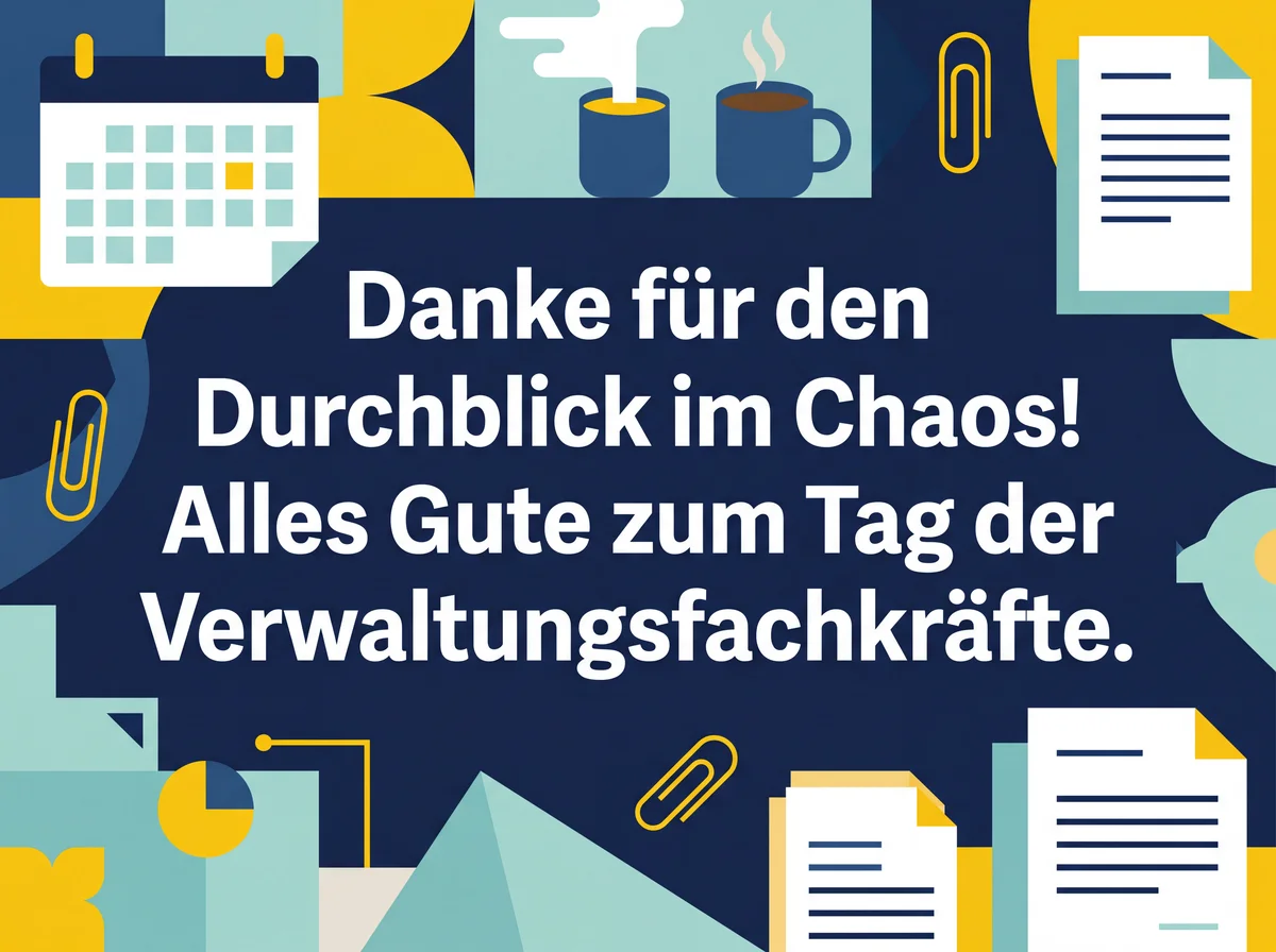 Glückwünsche zum Tag der Verwaltungsfachkräfte