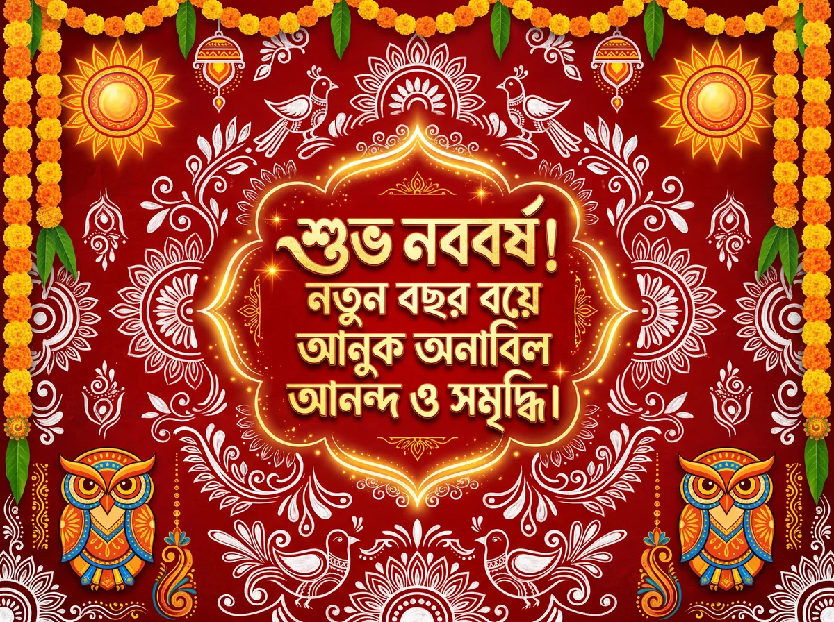 পহেলা বৈশাখ উপলক্ষে শুভেচ্ছা বার্তা