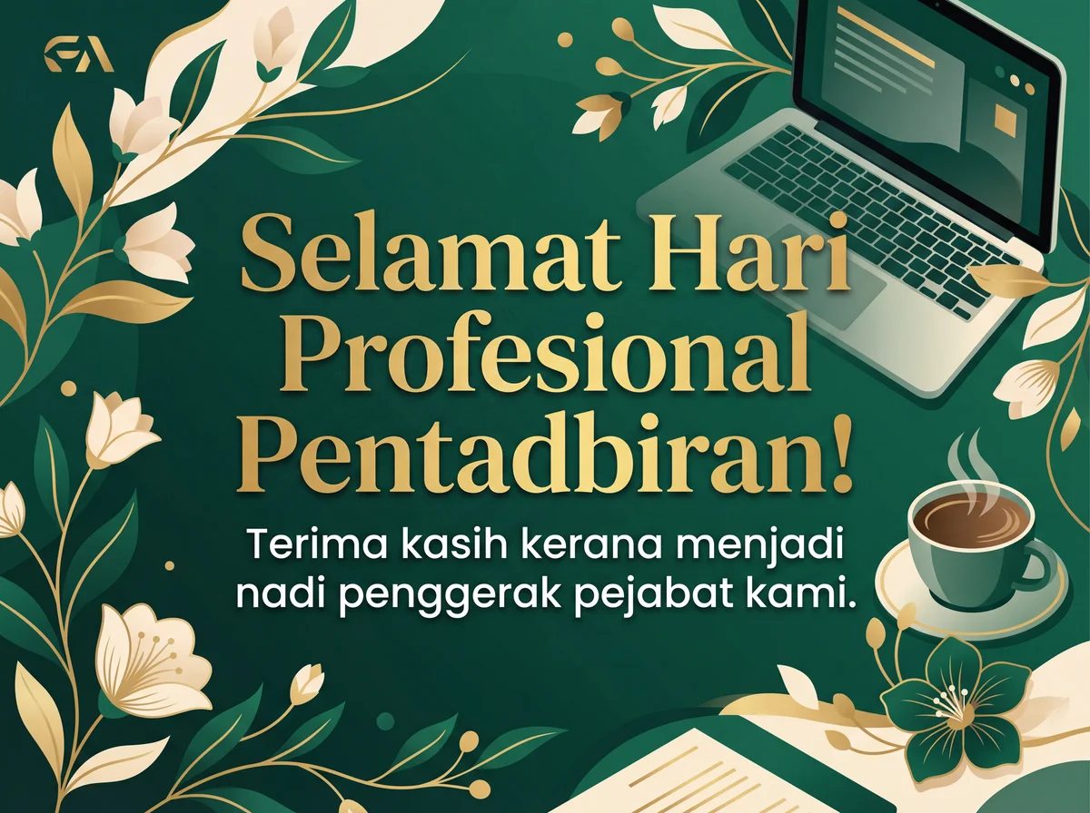 kad ucapan Hari Profesional Pentadbiran untuk setiausaha ter...