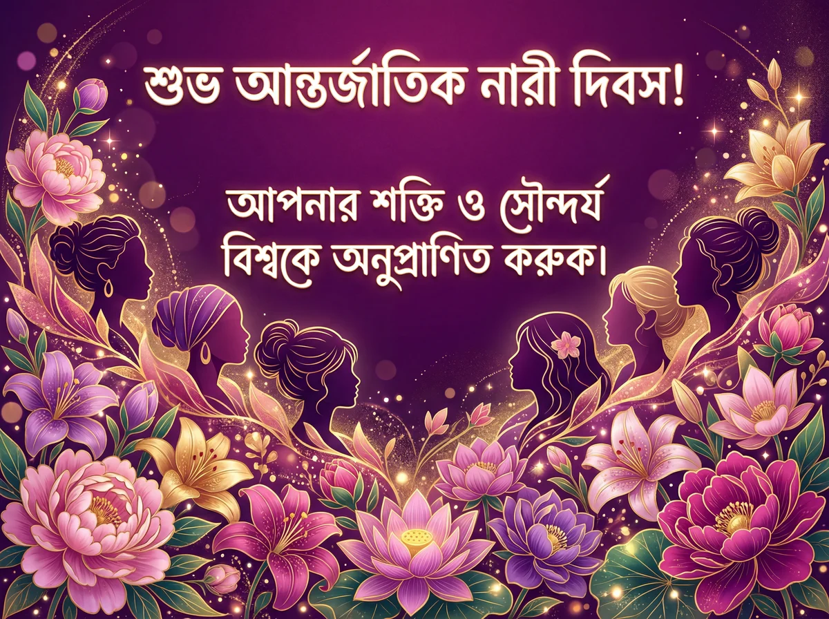 আন্তর্জাতিক নারী দিবসের শুভেচ্ছা