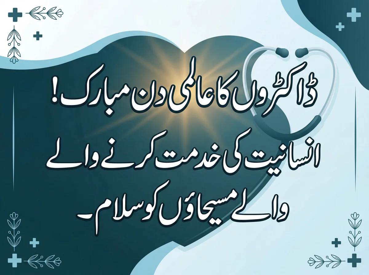 ڈاکٹر کے عالمی دن پر مبارکباد