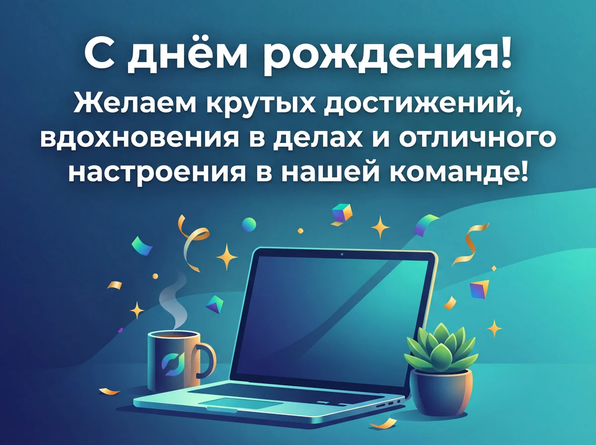 поздравление с днём рождения для коллеги