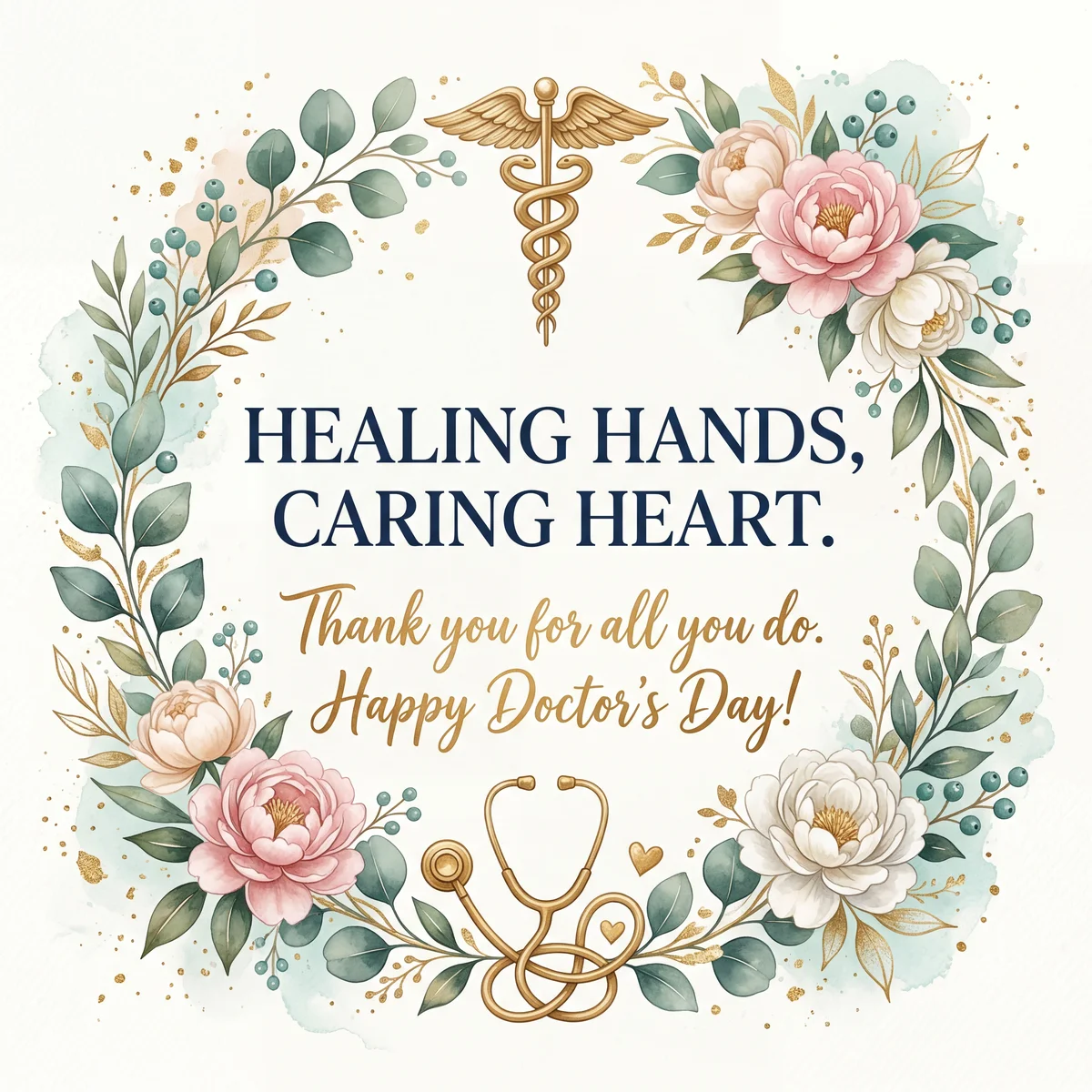 Thank you message for a dedicated doctor on National Doctor'...