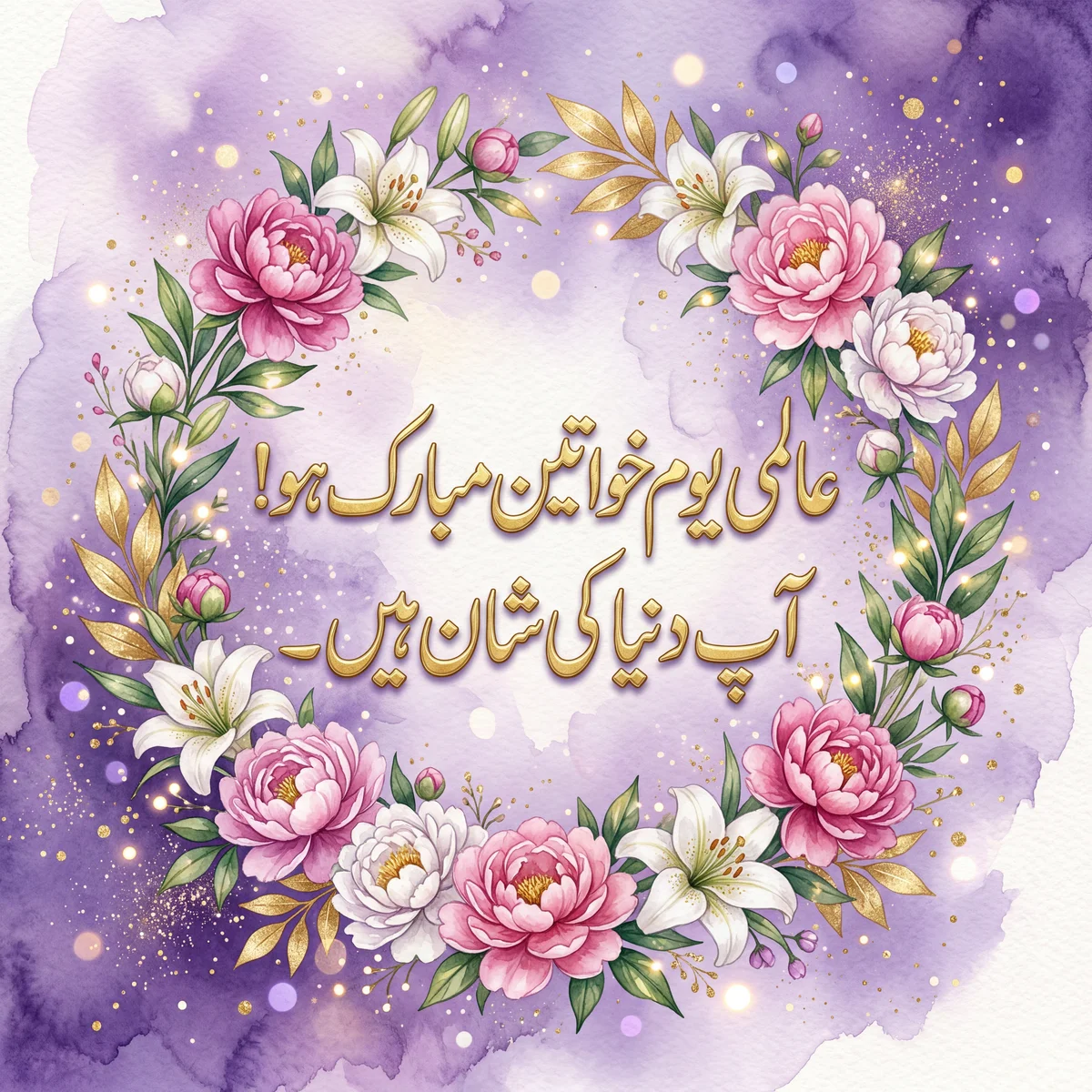 خواتین کے عالمی دن کی مبارکباد