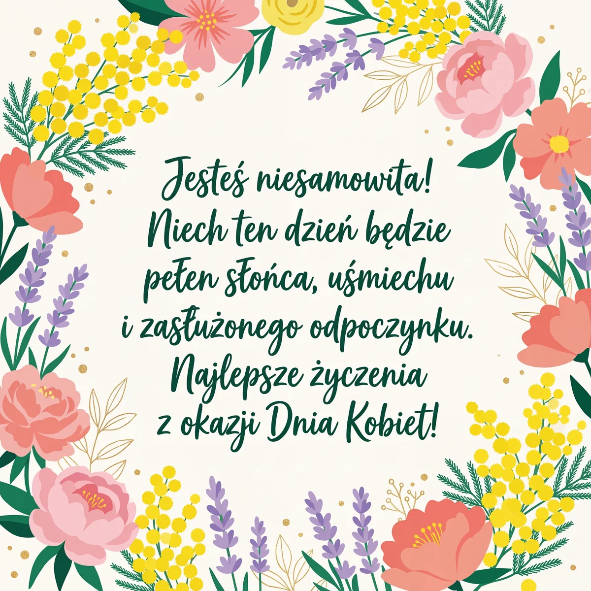 życzenia na Dzień Kobiet dla koleżanki