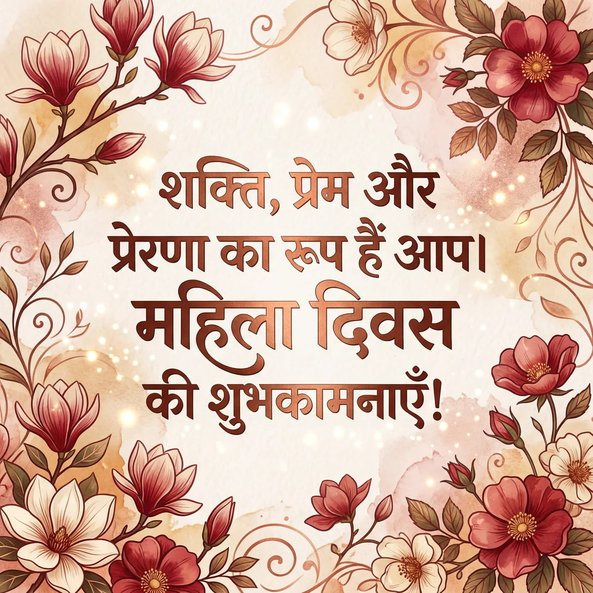 अंतर्राष्ट्रीय महिला दिवस पर मेरी प्रेरणा को शुभकामनाएँ