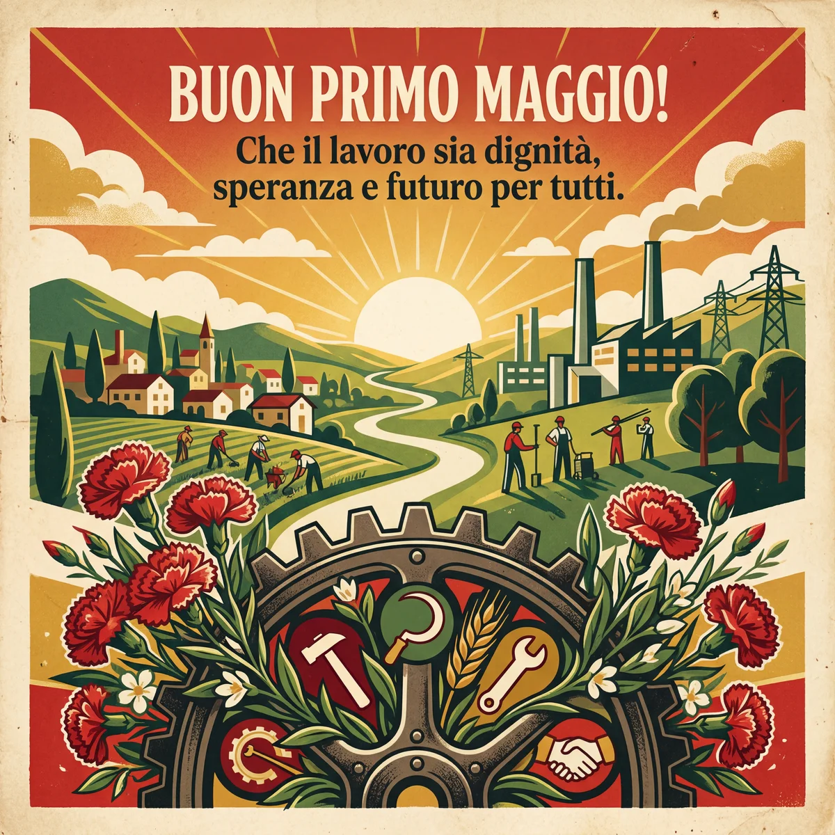 Auguri per la Festa dei Lavoratori