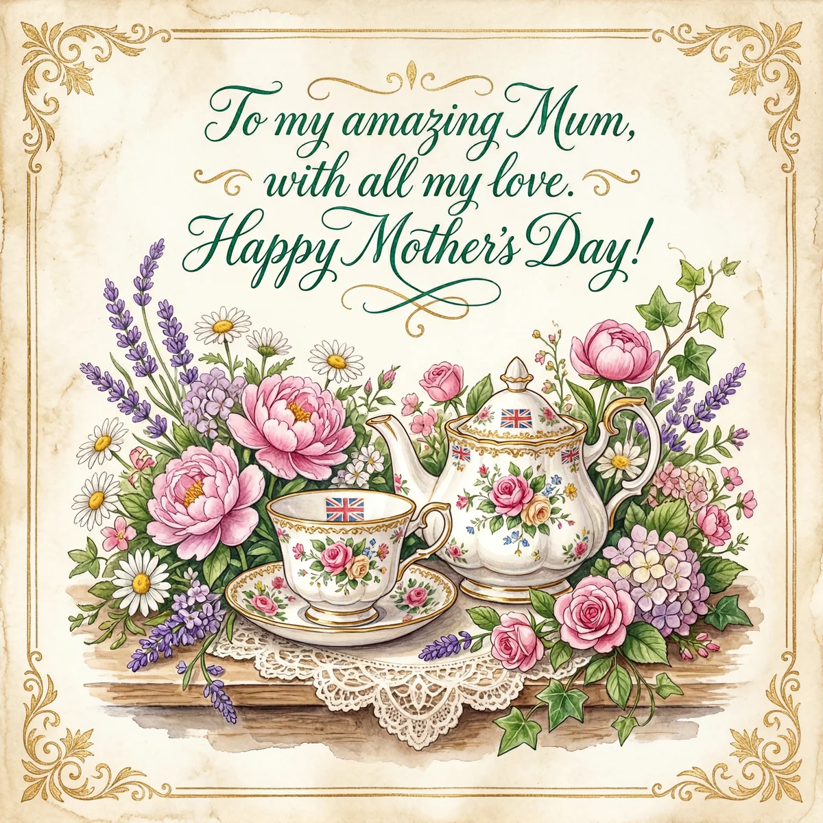 Happy Mother's Day to my amazing UK mum!