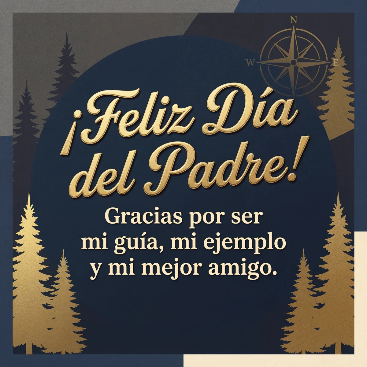 Tarjeta para mi padre en el Día del Padre