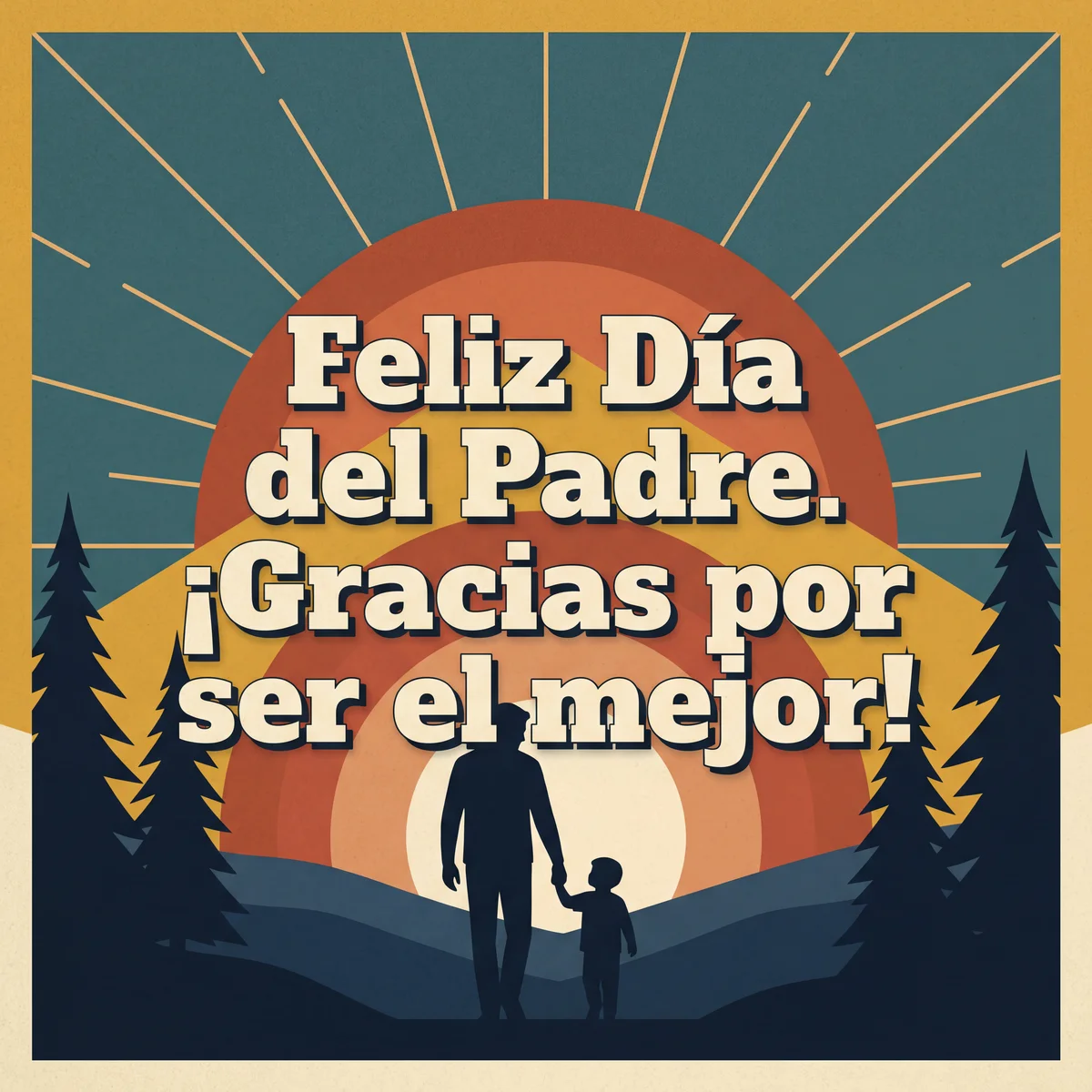 Feliz Día del Padre. ¡Gracias por ser el mejor!