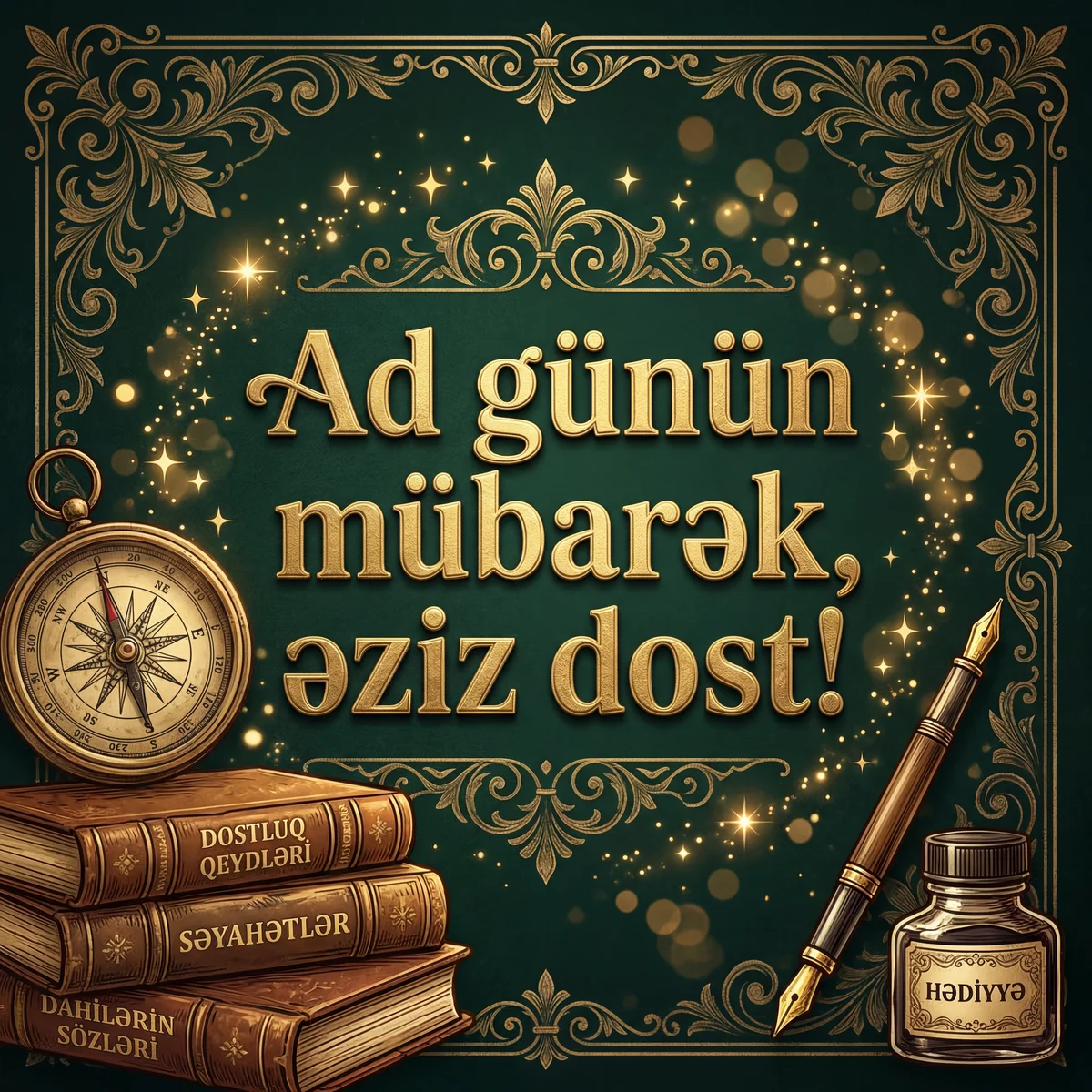 Ad günün mübarək, əziz dost!
