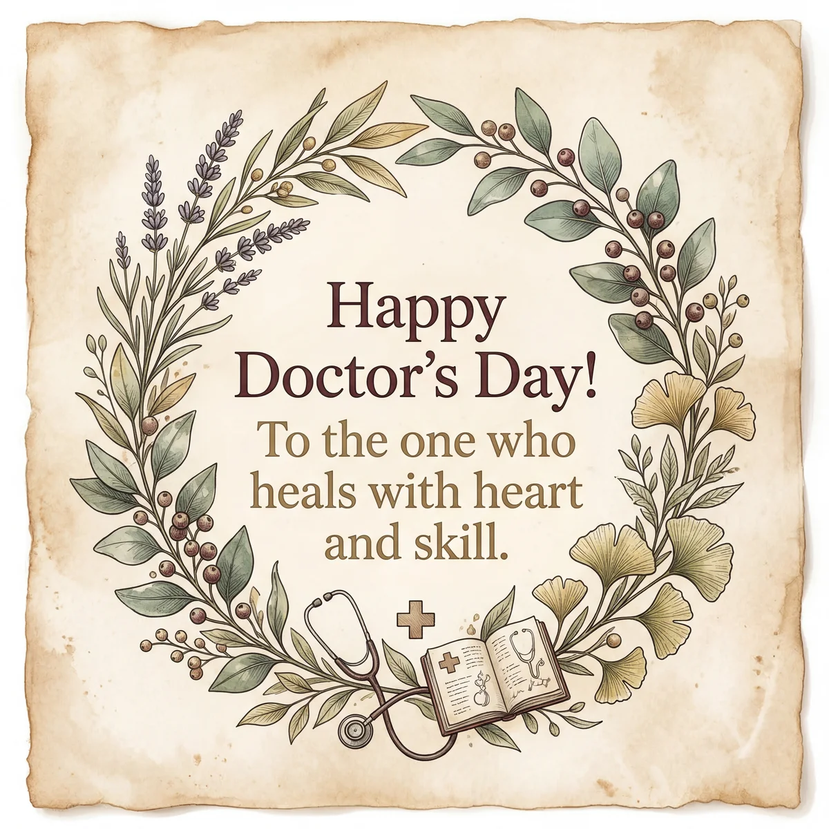 Happy Doctor's Day message for a beloved physician