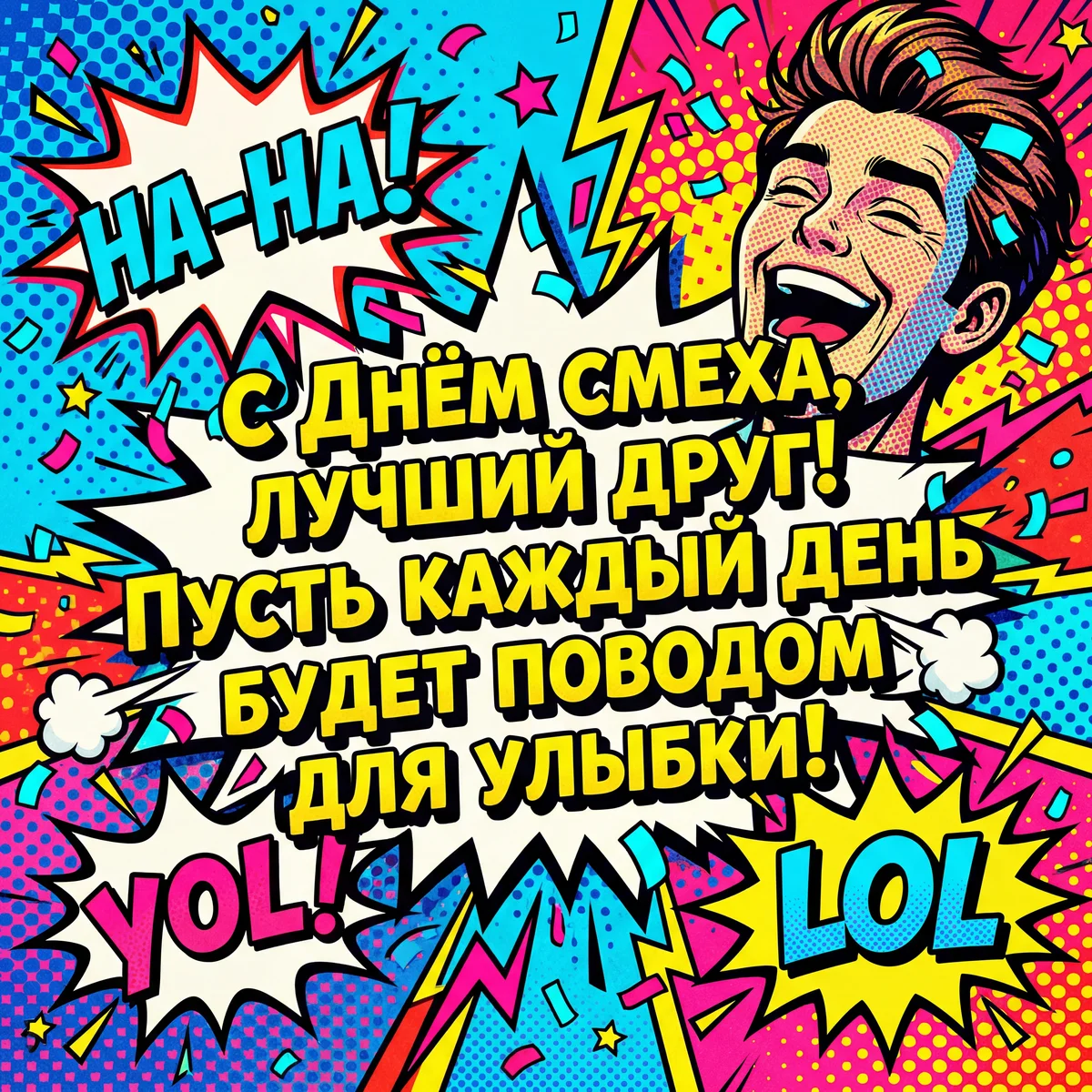 Поздравление с Днем смеха для лучшего друга