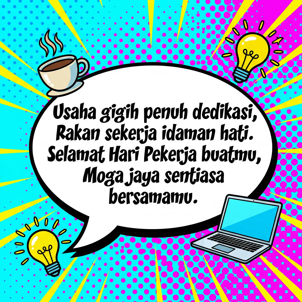 Ucapan Hari Pekerja untuk rakan sekerja terbaik