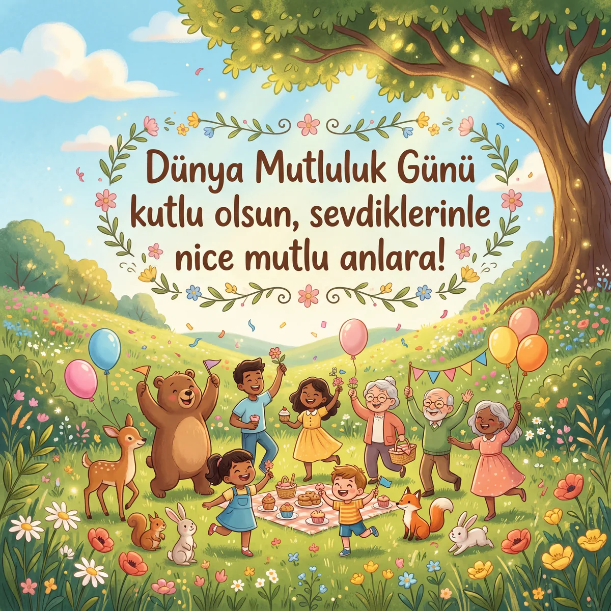 Dünya Mutluluk Günü kutlu olsun, sevdiklerinle nice mutlu an...