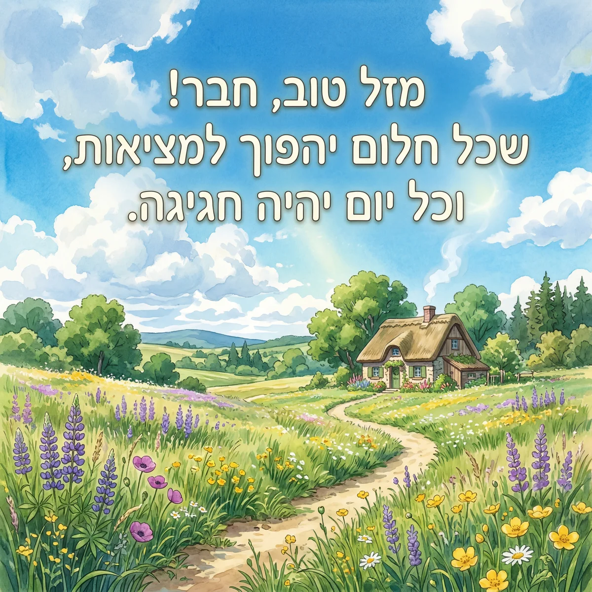 ברכה ליום הולדת שמח לחבר