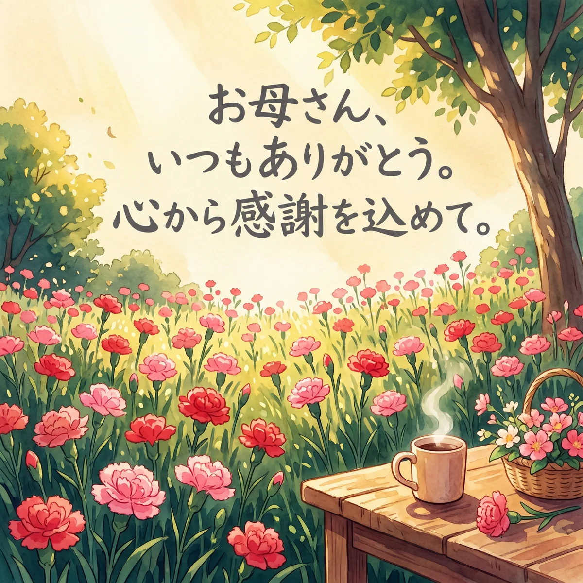 お母さんへの母の日メッセージ