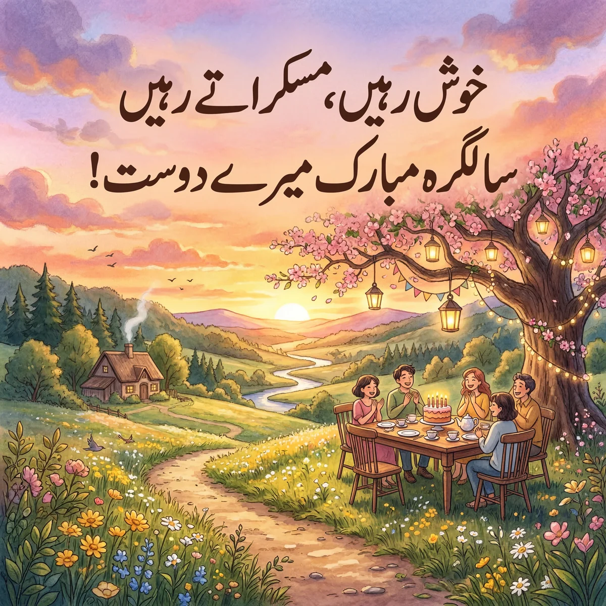 دوست کو سالگرہ کی مبارکباد
