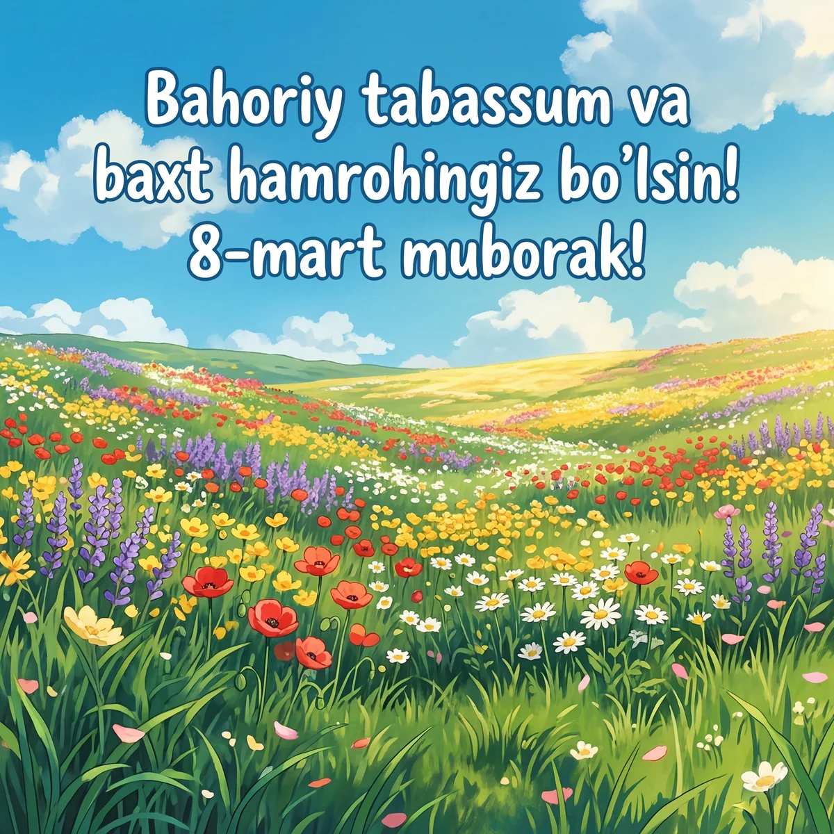 Xalqaro xotin-qizlar kuni bilan tabriklar!