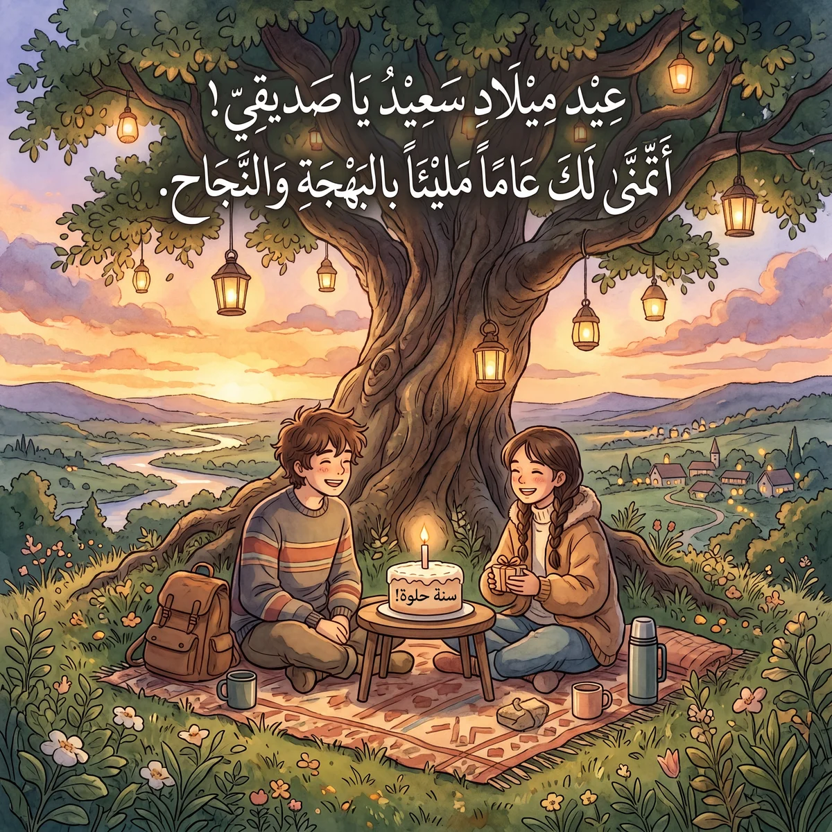 عيد ميلاد سعيد يا صديقي