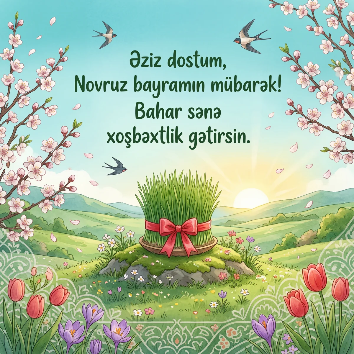 Əziz dostum, Novruz bayramın mübarək!