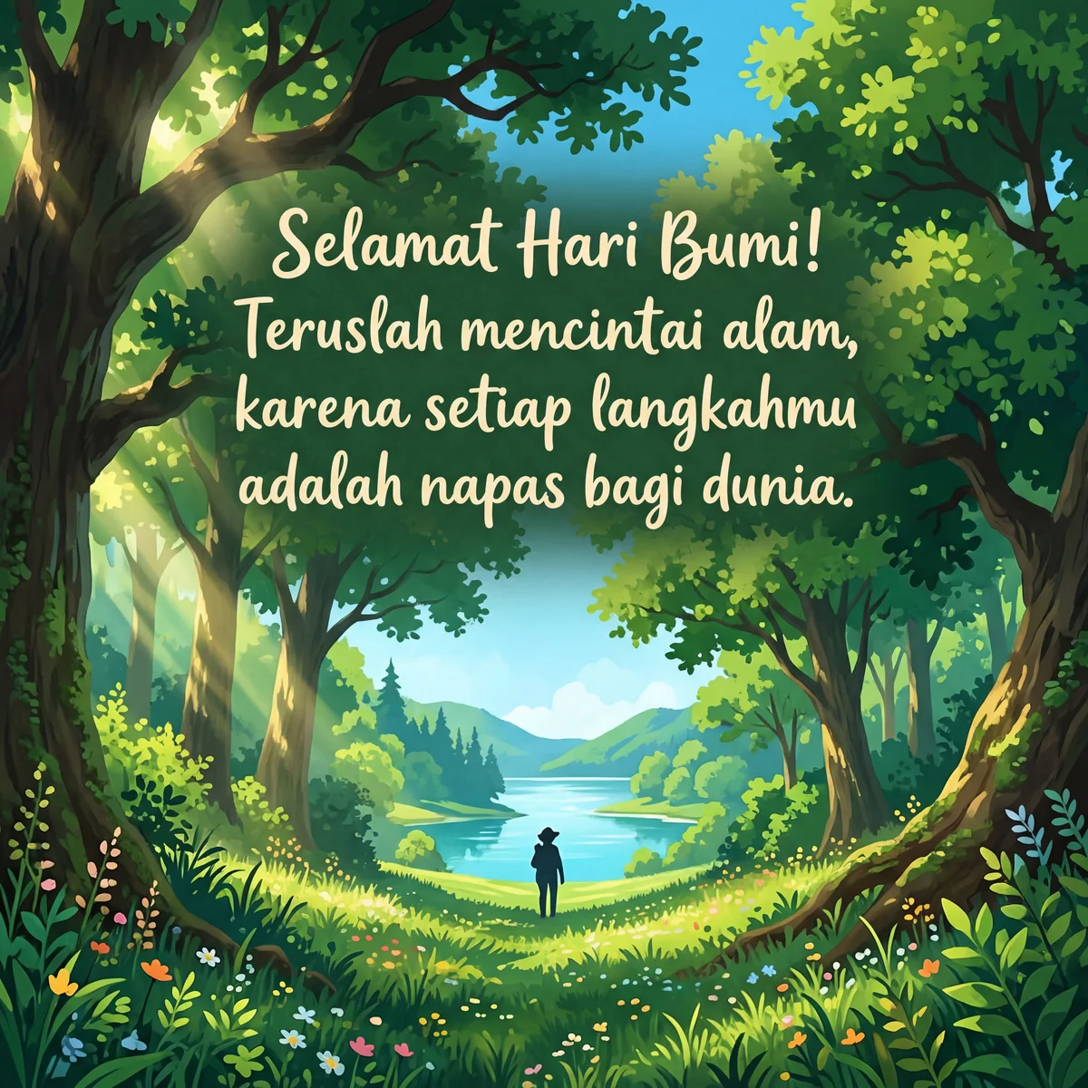 Ucapan Hari Bumi untuk teman pecinta alam