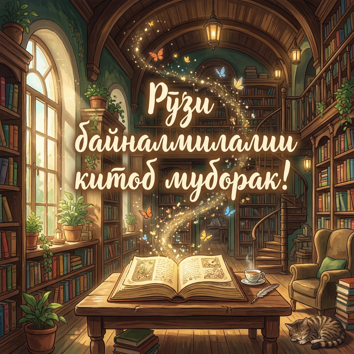 Рӯзи байналмилалии китоб муборак!