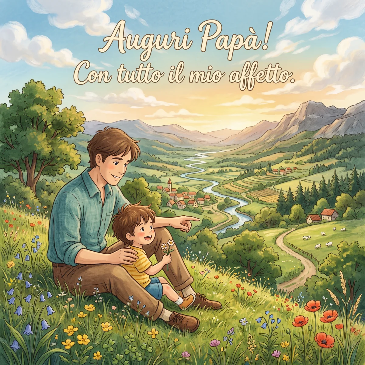 Auguri per la Festa del Papà, con affetto