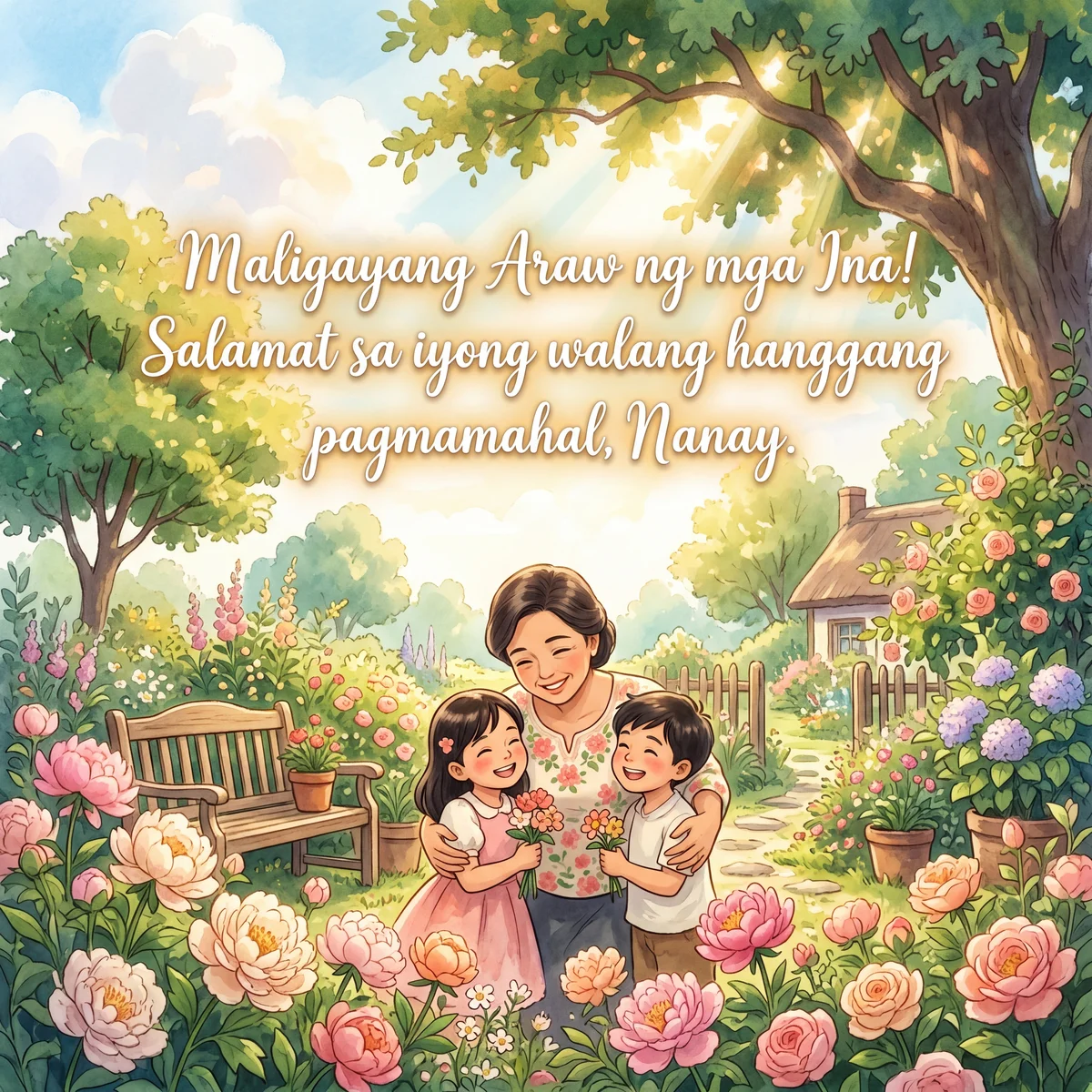 Pagbati sa Araw ng mga Ina para kay nanay