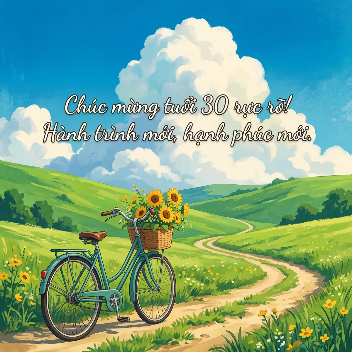 Lời chúc mừng sinh nhật tuổi 30
