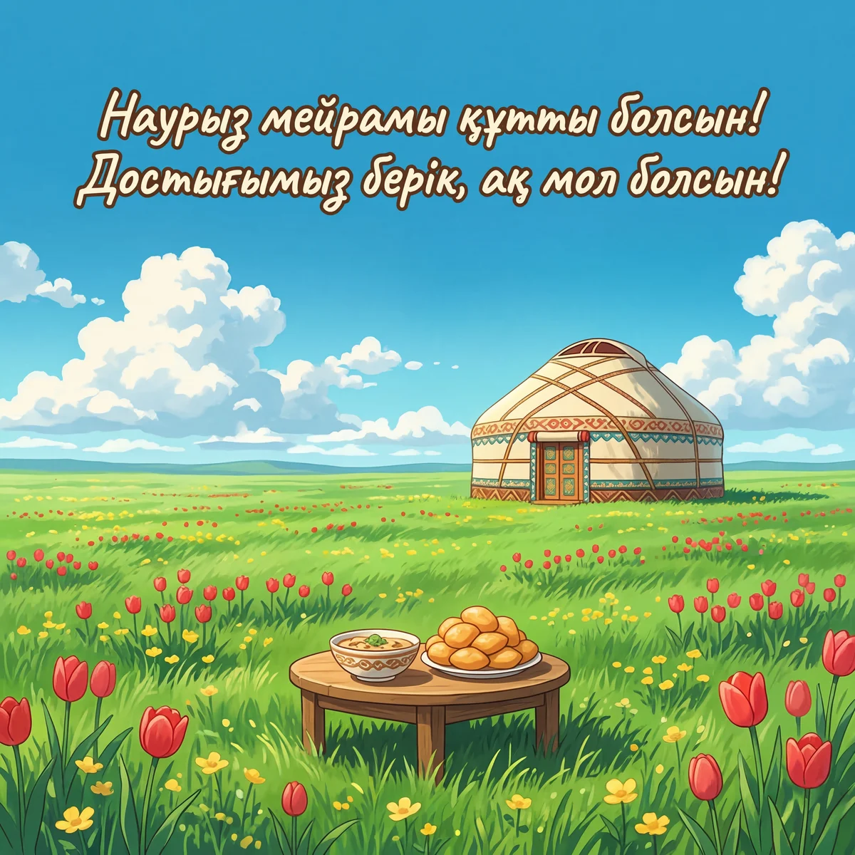 Досыма Наурыз мейрамымен құттықтау