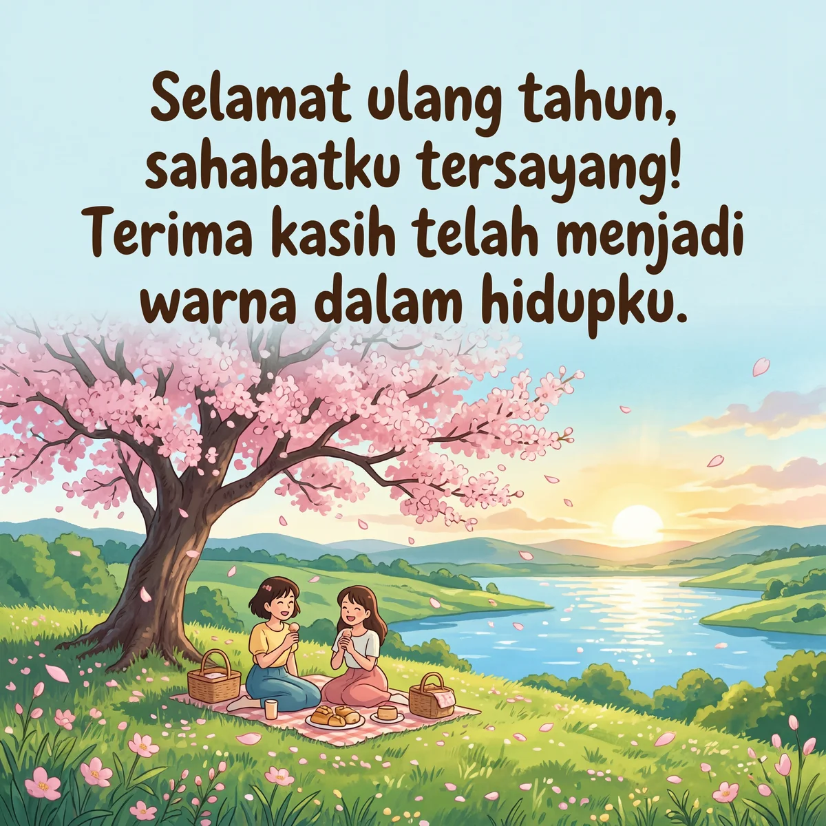 Ucapan ulang tahun untuk sahabat perempuan