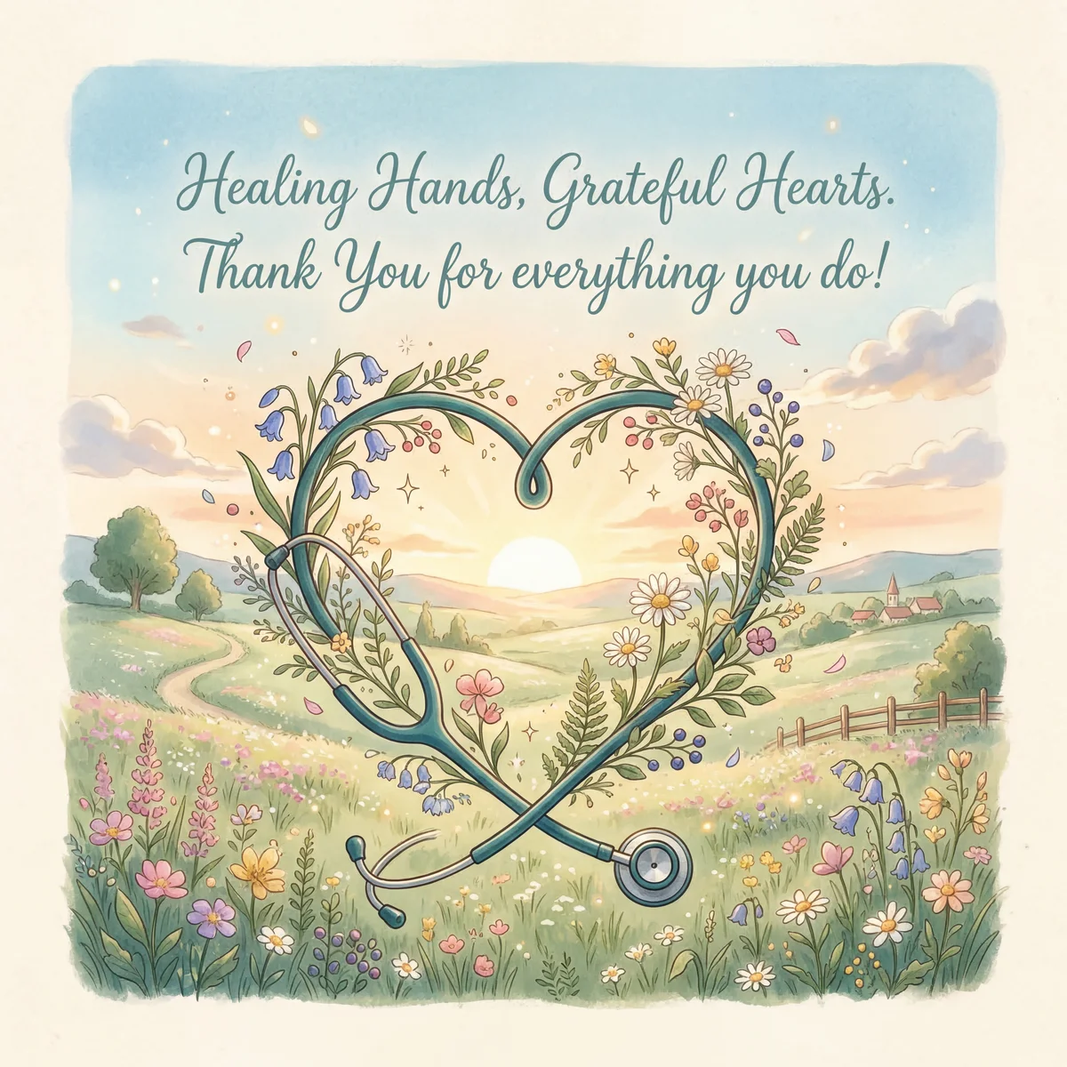 thank you card for doctors