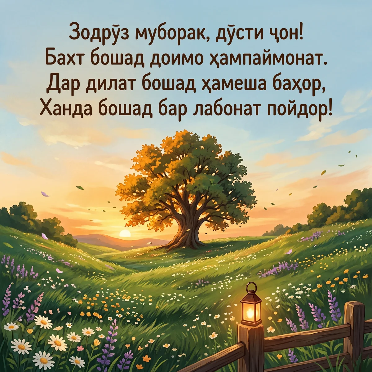 Табрикоти зодрӯзӣ барои дӯсти азиз!