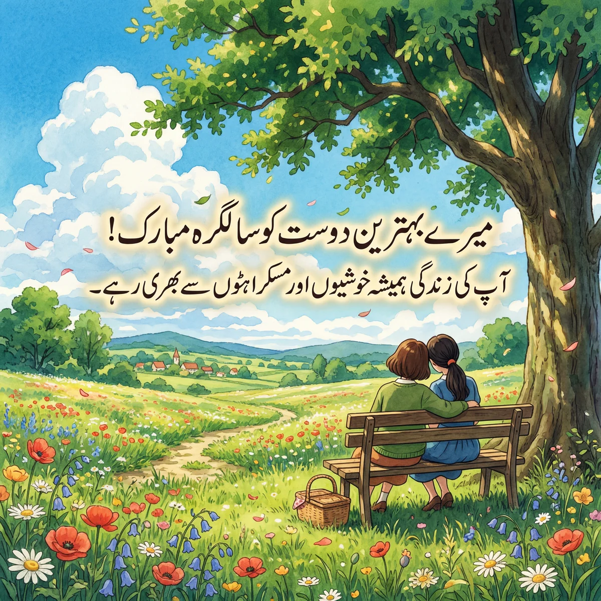 بہترین دوست کی سالگرہ کا پیغام