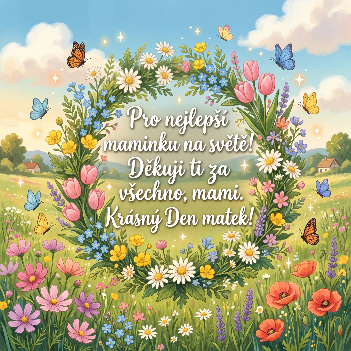 Přání ke Dni matek pro nejlepší maminku