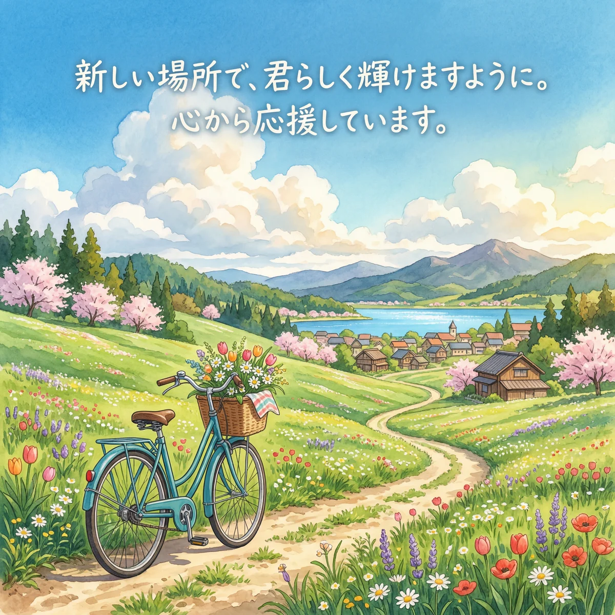 新生活を応援するカードメッセージ