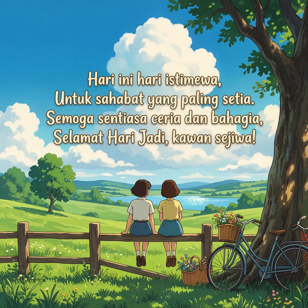 ucapan hari jadi untuk kawan baik