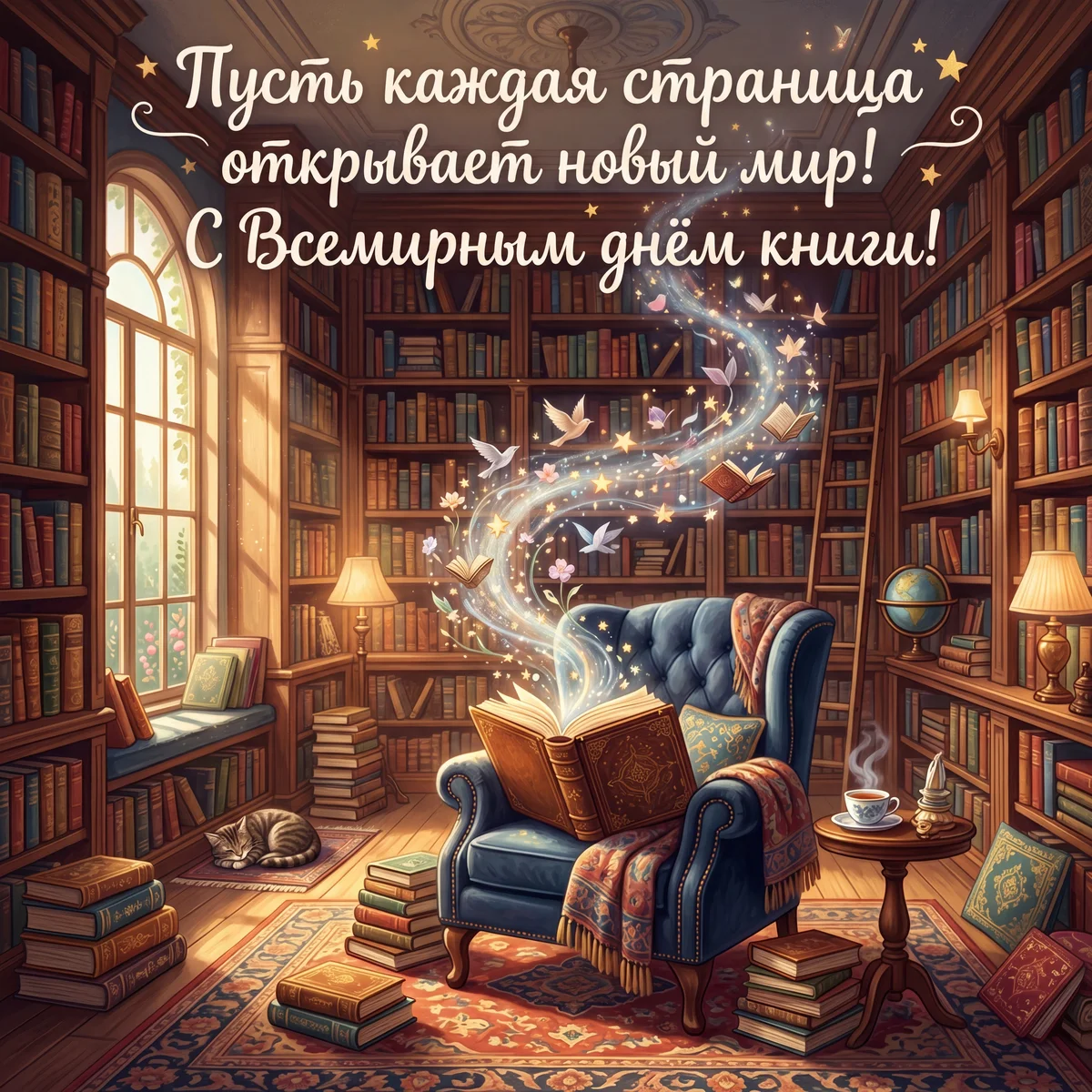 поздравление с Всемирным днем книги для любителя чтения