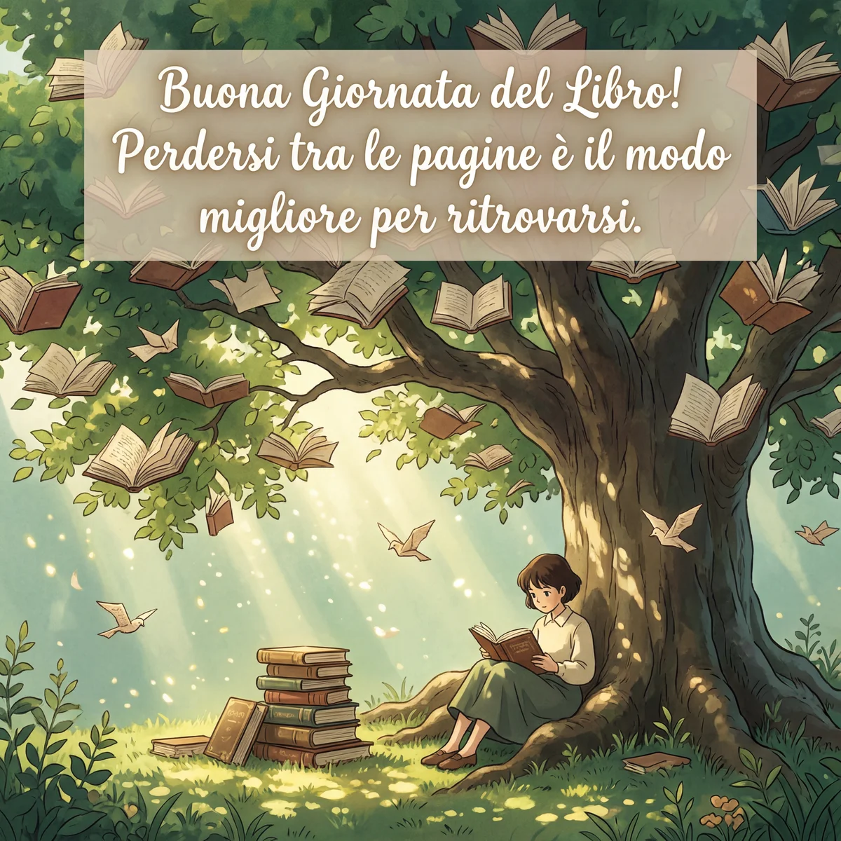 Messaggio per la Giornata del Libro ad un amico lettore