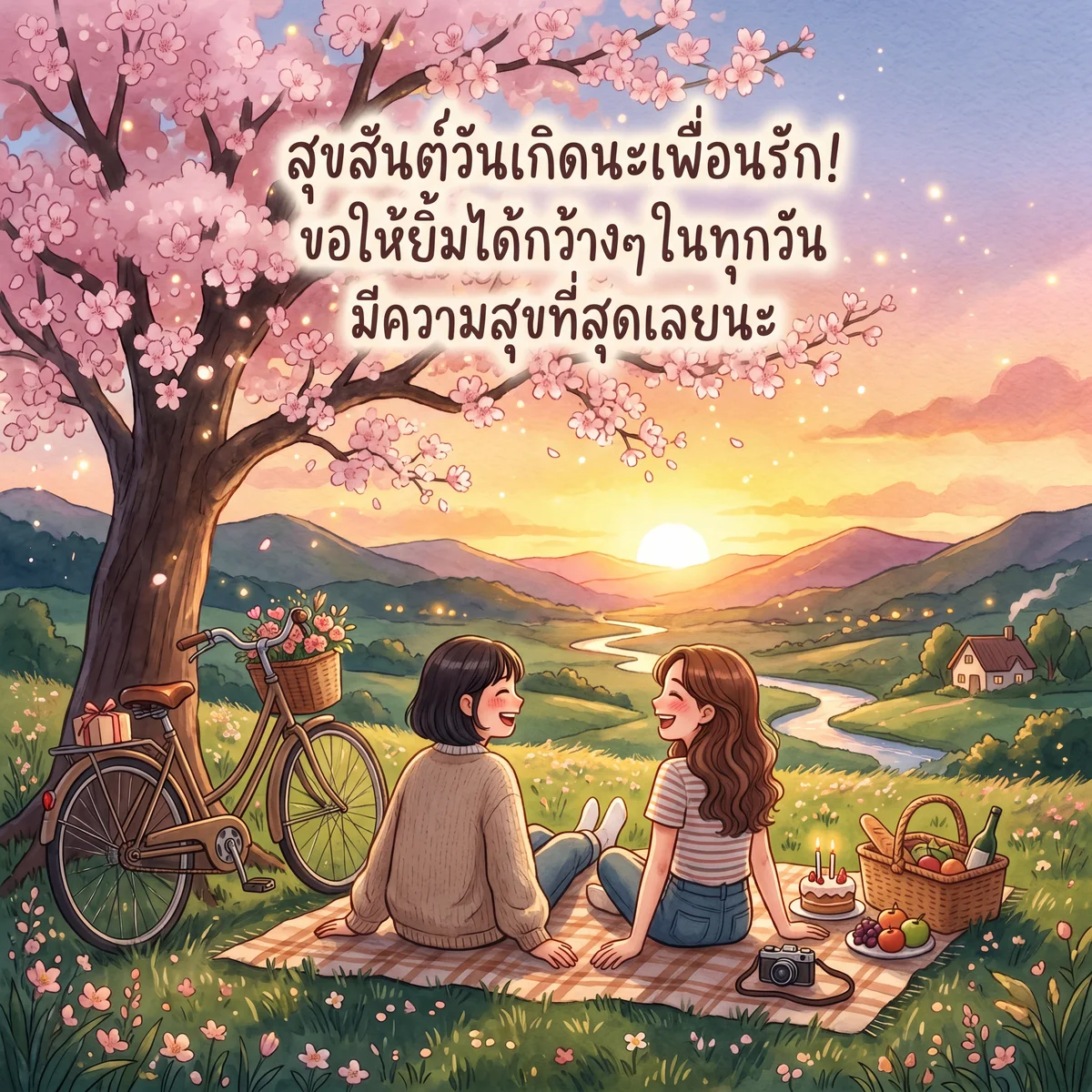 การ์ดอวยพรวันเกิดเพื่อนรัก