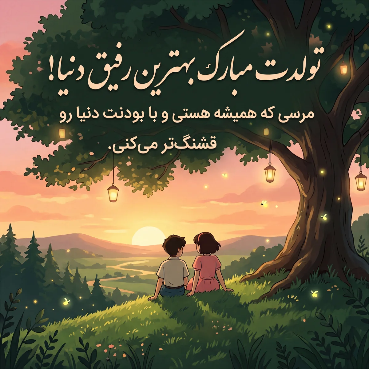 تبریک تولد برای بهترین دوست