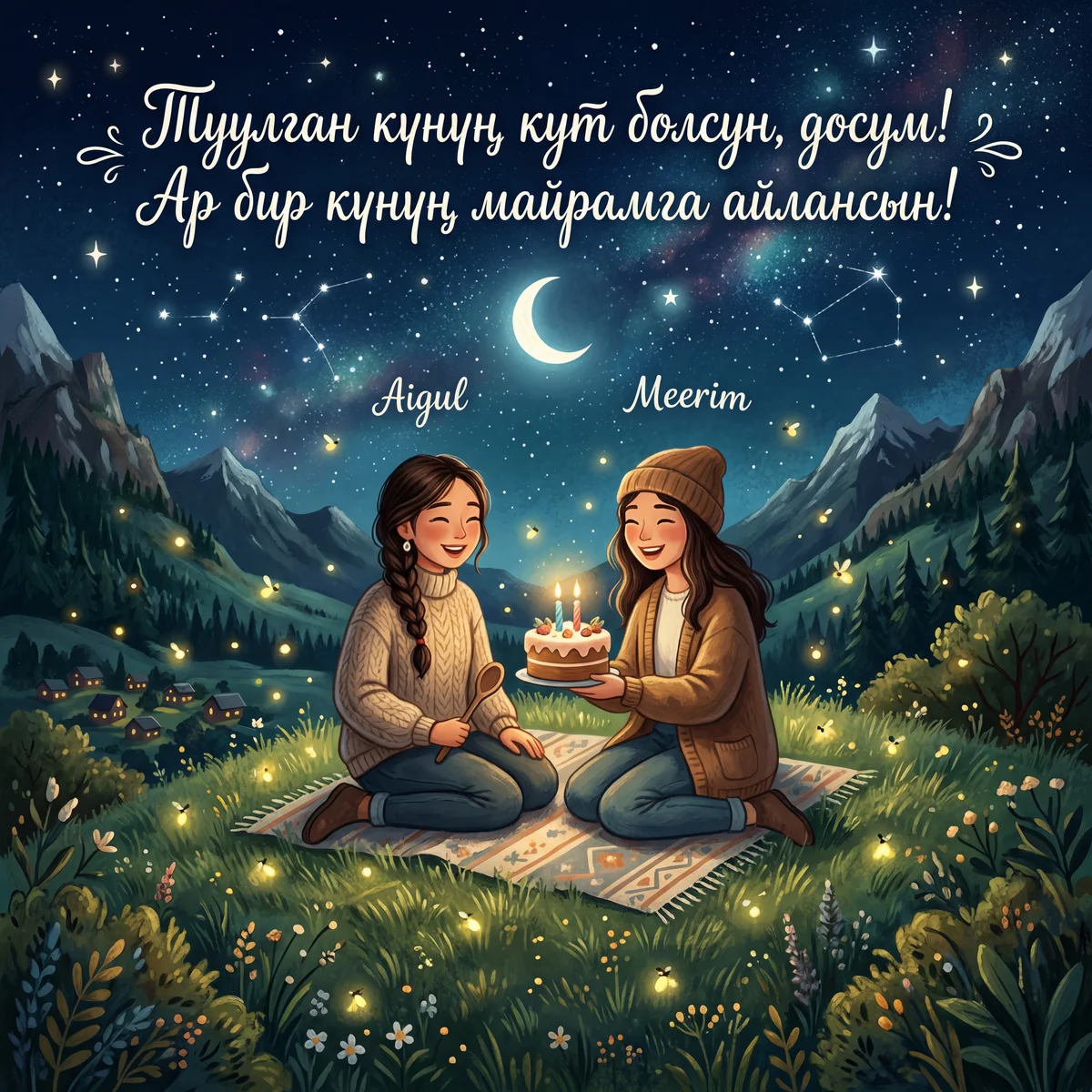 Досумдун туулган күнү менен чын жүрөктөн куттуктоо