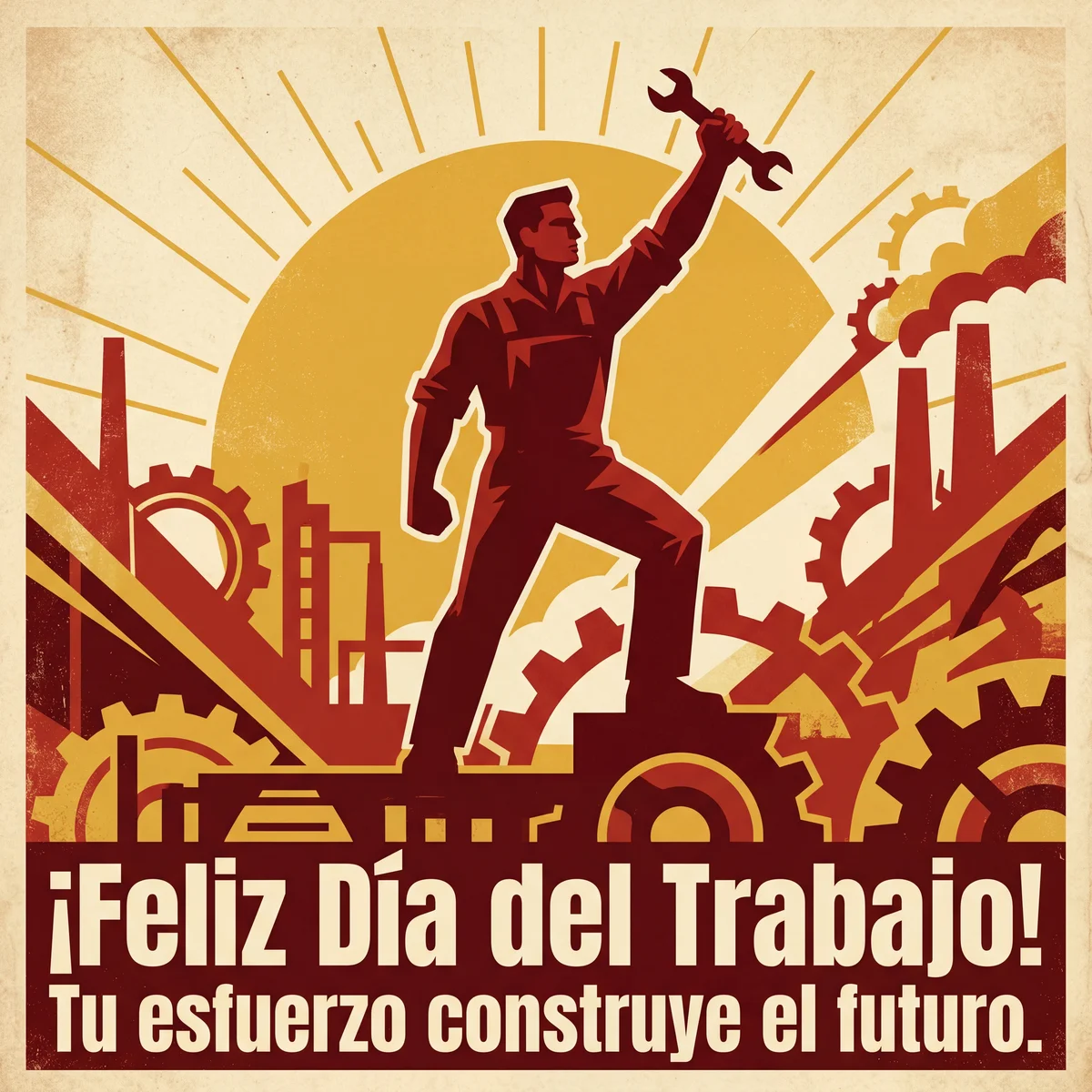 felicitación para el Día del Trabajo